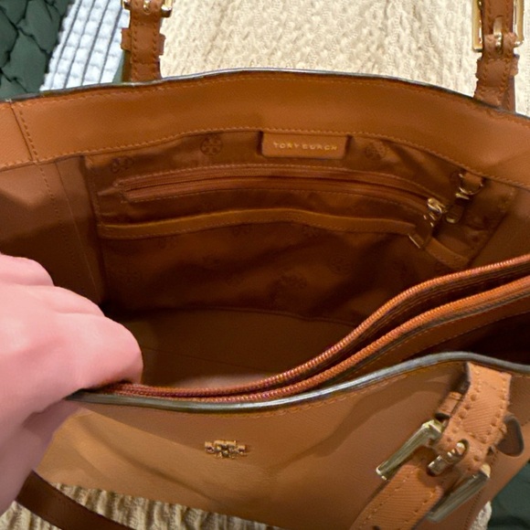 Tory Burch Brown Leather Tote - Picture 5 of 5